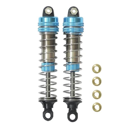 eRgDFS Einstellbarer Metallschockdämpfer Dämpfer kompatibel mit 1 10 -Skala -RC -Autos -LKWs Crawlers Passpitis Gptoys Modelle S911 S912 9115 9116 9120 9125 Ersatzteile(Blue) von eRgDFS