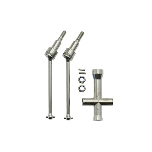 eRgDFS Kompatible RC -Autoteile bürstloser Metall -Upgrade -Antriebswelle Differentialgetriebe Kompatibel mit Modelle 16101pro 16102pro 16103pro(6310) von eRgDFS