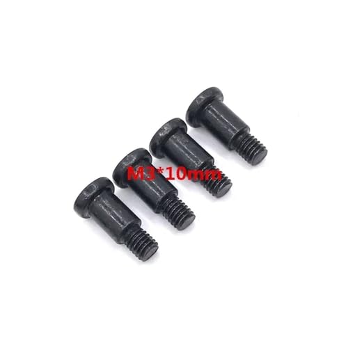 eRgDFS Kompatible Schraube Kompatibel mit 1/10 104009 und 1/12 12401 12402 12403 12404 12409 RC -Autoteile Upgrade -Modifikation(4PCS M3X10) von eRgDFS