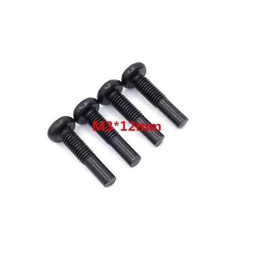 eRgDFS Kompatible Schraube Kompatibel mit 1/10 104009 und 1/12 12401 12402 12403 12404 12409 RC -Autoteile Upgrade -Modifikation(4PCS M3X12) von eRgDFS