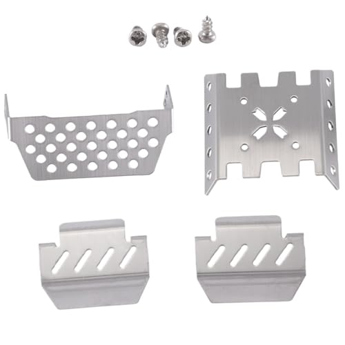 eRgDFS Metall -Chassis -Panzerachse -Beschützerplatte Kompatibel mit YK4082 YK4102 YK4103 RC Crawler Car Upgrade -Teile kompatibel mit verschiedenen Modellen von eRgDFS
