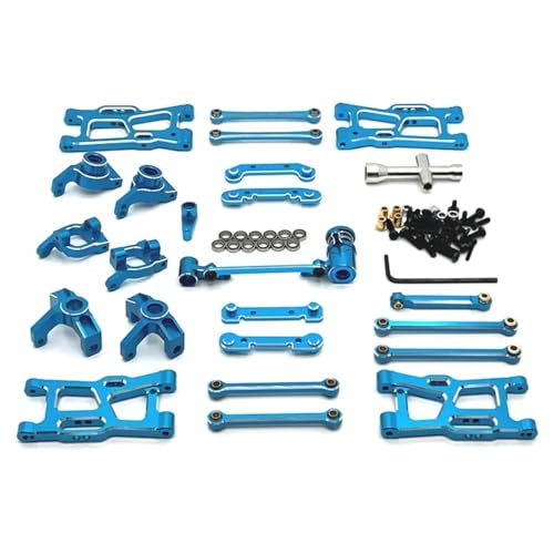eRgDFS Metall-Upgrade- und Modifikationskit, kompatibel mit C8803 Riot 1/14 1/12 RC-Fahrzeugteilen(Sky Blue) von eRgDFS