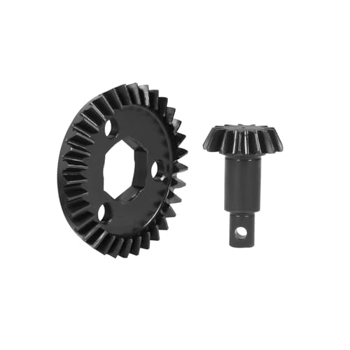 eRgDFS Metallkegelradsatz 33T 13T Achse Differentialspule Upgrade-Teile kompatibel mit 1/18 RC Crawler und ähnlichen Modellen UTB18 Unlimited Trail Buggy(Bevel Gear Set) von eRgDFS