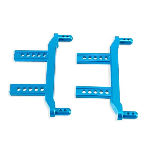 eRgDFS Verbesserte universelle vordere und hintere Karosseriesäulen aus Metall, kompatibel mit SCY1 16 16101 16102 16103 16101PRO 16102PRO 16103PRO Speed ​​RC Car(Bule) von eRgDFS