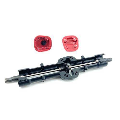 eRgDFS Vorder- und Hinterbrückenachse mit Metal -Zahnrad mit Antriebswelle Kompatibel mit 1 12 -Skala -RC -Autos kompatibel mit MN D91 D96 99S FJ45 Modelle(RED) von eRgDFS
