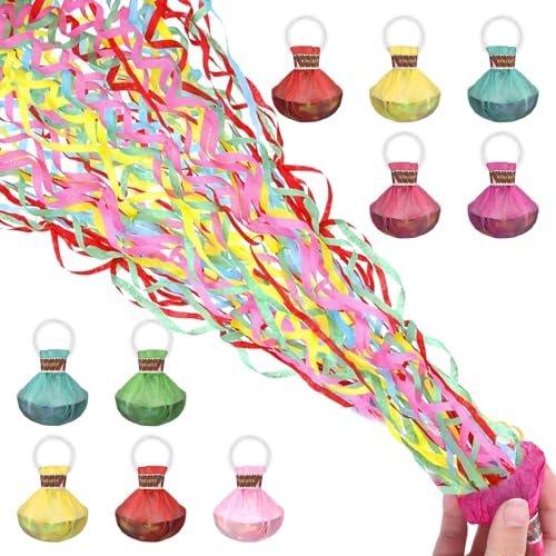 10 Stück Luftschlangen Geburtstag,Konfetti Luftschlangen Hand Werfen Streamer,Bombe Bombe Party Wurf Luftschlangen für Geburtstag Hochzeiten Karneval Abschlussfeier 10 Stück Luftschlangen Geburtstag,Konfetti Luftschlangen Hand Werfen Streamer,Bombe Bombe Party Wurf Luftschlangen für Geburtstag Hochzeiten Karneval Abschlussfeier von eaacaa