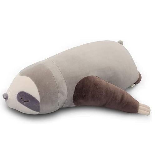 eamve 63,5 cm großes Faultier-Plüsch-Faultier, Plüschtier, niedliches Faultier-Überwurfkissen, weiches Faultier-Kissen, weiches Körperkissen für Heimdekoration, Kinder, Stofftiere, Geschenke eamve 63,5 cm großes Faultier-Plüsch-Faultier, Plüschtier, niedliches Faultier-Überwurfkissen, weiches Faultier-Kissen, weiches Körperkissen für Heimdekoration, Kinder, Stofftiere, Geschenke von eamve