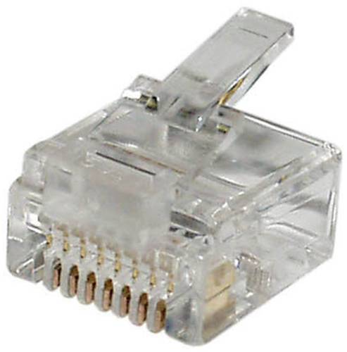 Econ Connect MPL8/8K Modular-Stecker 8P8C Stecker, gerade Polzahl 8P8C Klar von econ Connect