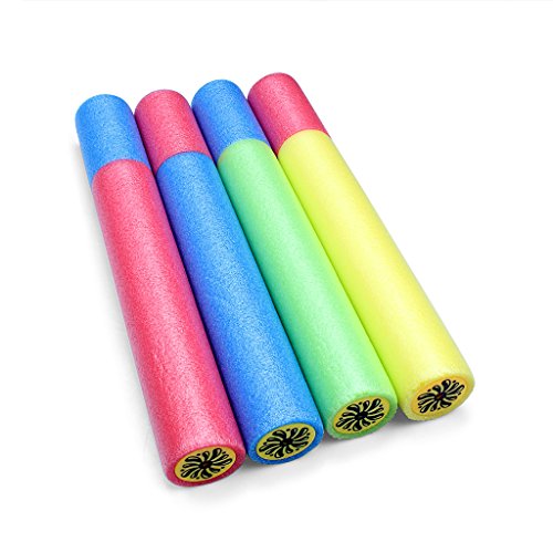 edealing 4 Stück bunte Kinder-Wasserpistolen-Serie, geräucherte Zug-Wasserpistole aus EVA-Schaum edealing 4 Stück bunte Kinder-Wasserpistolen-Serie, geräucherte Zug-Wasserpistole aus EVA-Schaum von edealing