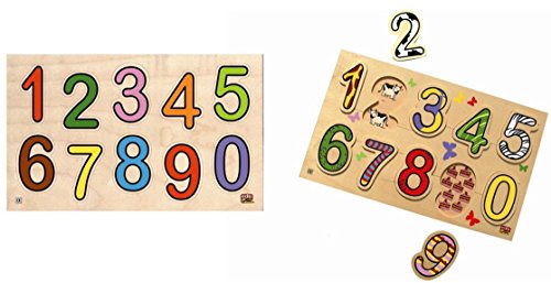 edufun ef12055/12075 – Puzzles Zahlen und Mengen von Halilit