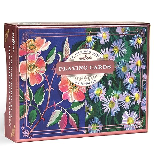 eeBoo Piece & Love: Roses & Asters Spielkarten – Enthält 2 – 52 Kartendecks, traditionelle Decks mit schönen Kunstwerken und vergoldeten Kanten eeBoo Piece & Love: Roses & Asters Spielkarten – Enthält 2 – 52 Kartendecks, traditionelle Decks mit schönen Kunstwerken und vergoldeten Kanten von eeBoo Piece & Love
