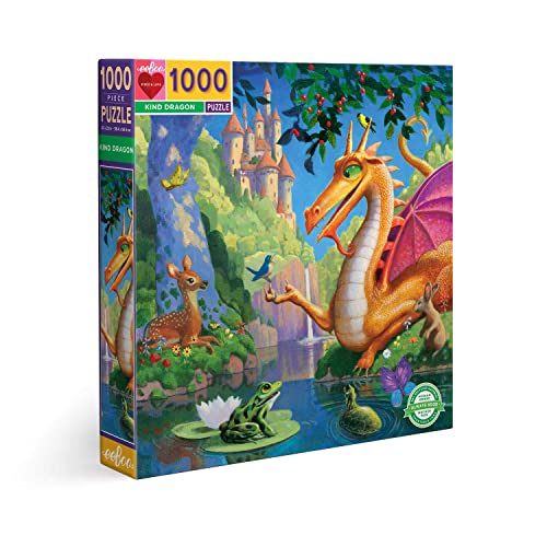Eeboo, Puzzle Kind Dragon 1000 Teile von eeBoo