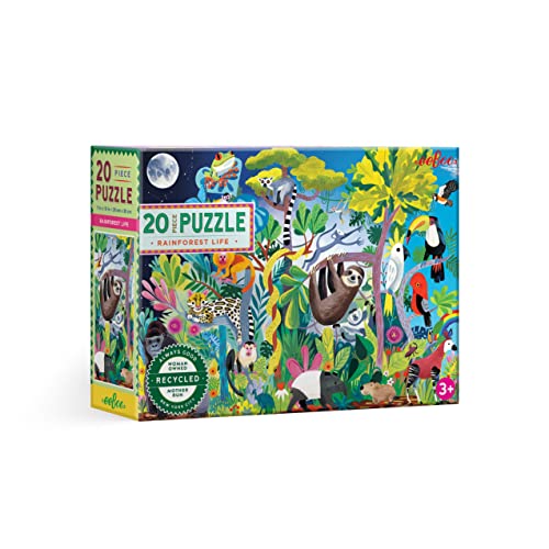 EEBOO Puzzle aus recyceltem Karton für Kinder ab 3 Jahren, PZRS20 von eeBoo