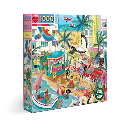 eeBoo Puzzle 1000 pièces : Miami von eeBoo