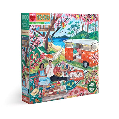 eeBoo Puzzle 1000 pièces : Vie de campeur von eeBoo