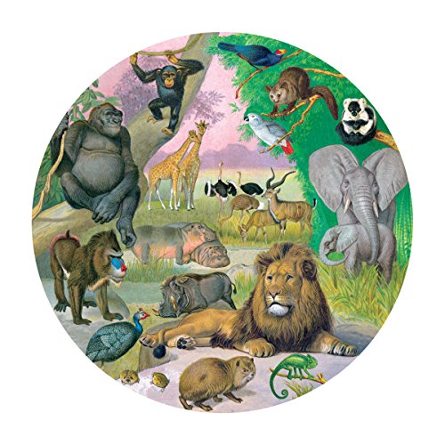 eeBoo - Puzzle 1000 Teile – Das Wilde Leben in Afrika von eeBoo