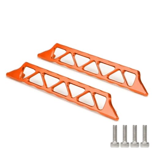 2 Stück Aluminiumlegierung #7723 Side Trail Nerf Bars for RC Crawler Car for Tra-xxas 1/5 for XM-axx for X-Maxx 6S 77076-4 8S 77086-4(ORANGE) von eejinwen