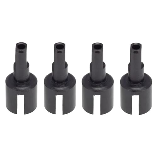 4 Stück Stahlgetriebegelenkbecher, Diffusorbecher for Tam-iya TT01 TT02 TT01D TT01E DF-02 M05 M06 1/10 RC-Auto-Upgrade-Teile von eejinwen