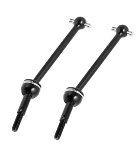 45# gehärtete Stahlmetall-Hinterradantriebswelle CVD-Antriebswelle for TA-Miya TT02B DT03 DT-03 1/10 RC-Auto-Upgrade-Teile Zubehör von eejinwen