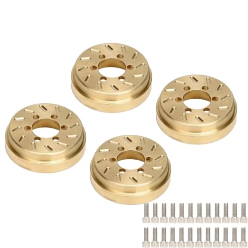 63/66g Messing Heavy Duty Balancing Gegengewichte for RC Crawler Rock Car 1/10 1.9 "2.2" TRX4 Axial SCX10 90046 D90 TF2(63g 4PCS) von eejinwen