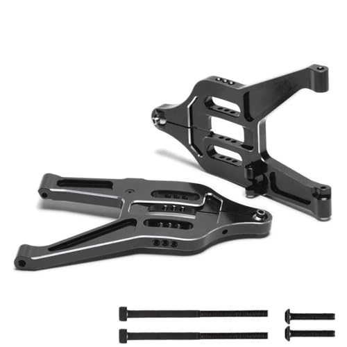 Aluminium #8532#8533 Front Lower Suspension Arm Update Teile for 1/7 RC Auto for Tra-xxas for UDR for Unli-mited for des-ERT for Racer 85076(Zwart) von eejinwen