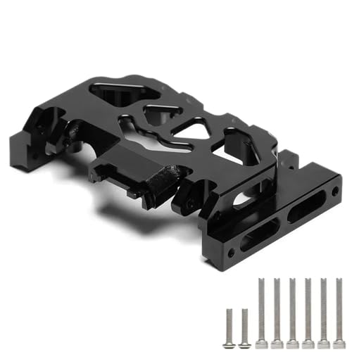 Aluminium 91MM Medium Getriebe Box Chassis Basis 8238 for RC Auto for Trax-xas TRX4 Unmontiert Kit TRX6 for Defe-nder G500 Ford(Zwart) von eejinwen