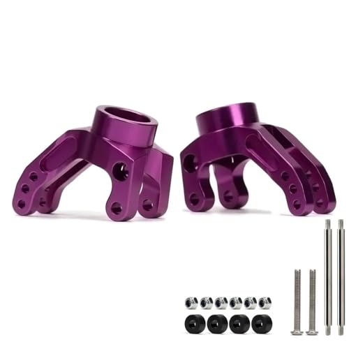 Aluminium Heavy Duty Hinterradnabenträger for C-Hub Chub for RC Auto 1/8 HPI for SAV-Age for Flux HP 2350 XL X 4,6 5,9 21 25 SS 4,1 3,5(Purple) von eejinwen