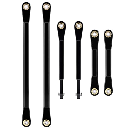 Aluminium Lenkung Links Oberen Hinten Suspension Verknüpfung for 1/10 for Rey LKW Upgrade Teile(3 in 1) von eejinwen