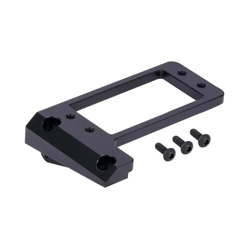 Aluminium-Vorderachse BAT-Servohalterung, niedrige Mitte, mit Servoarm for 1/10 RC Crawler Car VP for Ca-Pra F9 for LCG-Chassis-Upgrade-Teile(Zwart) von eejinwen
