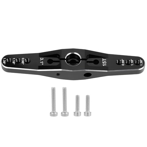 Aluminiumlegierung 15T Servoarm Horn for 1/5 RC Auto Crawler Modell Spielzeug Ersatzteile von eejinwen