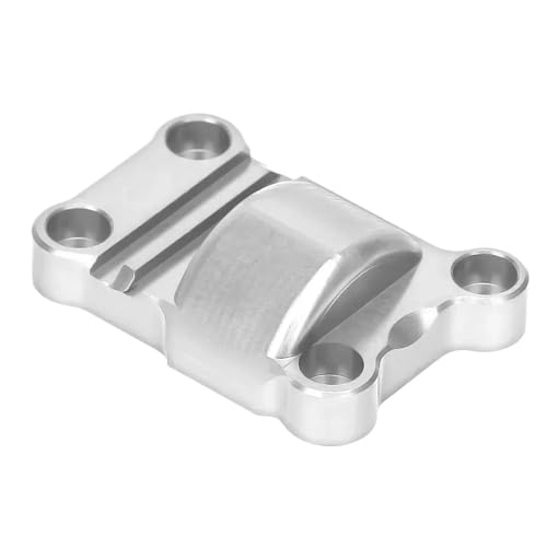 Aluminiumlegierung-Hinterradabdeckung Nr. 7787 for RC-Crawler-Auto 1/5 for Tra-xxas for X-Maxx 77076-4 6S 77086-4 8S(Silver) von eejinwen