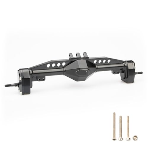 CNC-gefräste Hinterachse aus Aluminiumlegierung, Upgrade-Teile, Zubehör for 1/10 RC-Crawler-Auto, Axial for SCX10 III SCX10 PRO von eejinwen