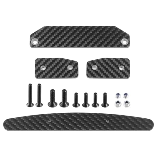 Carbon Fiber Chassis Armor Protection Skid Plate for 1/7 for A-RRMA for Felo-ngy 6S BLX, for Infra-ction 6S BLX V2 Teile von eejinwen