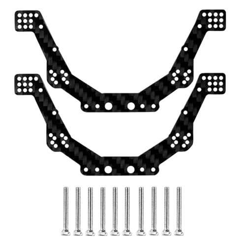 Carbon Fiber Chassis Seitenplatten for 1/24 RC Crawler for Axial AX24 Upgrade von eejinwen
