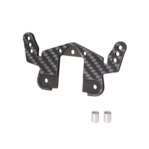 Carbon Fiber Hinten Shock Tower Shock Mount Upgrades Teile Zubehör for 1/10 RC Auto for Tam-iya for Hot-Shot II von eejinwen
