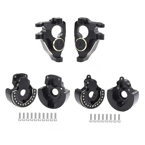 Messing Achsschenkel Portal Vorne Hinten Abdeckung Gewichte for Van-Quish VS4-10 for Pho-enix F10 1/10 RC for Ph-oenix F10 Unteren COG Teil(Set) von eejinwen