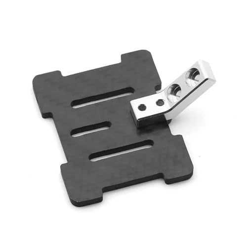 Metall-Kohlefaser-ESC-Befestigungsplatte ESC-Montageplatte for Tam-iya for BBX BB01 for Tam-iya BB-01 1/10 RC-Auto-Upgrade-Teile von eejinwen