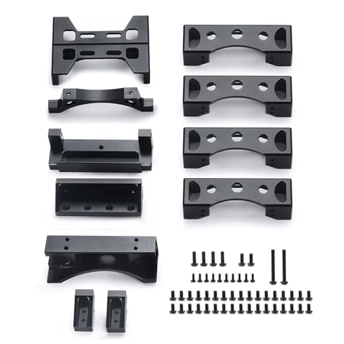 Metall-Querträger-Kit Vorne/Mitte/Heckträger for 1/14 for Tam-iya for King for Ha-uler RC Traktor-LKW-Anhänger Upgrade-Teile Metall-Querträger-Kit Vorne/Mitte/Heckträger for 1/14 for Tam-iya for King for Ha-uler RC Traktor-LKW-Anhänger Upgrade-Teile von eejinwen