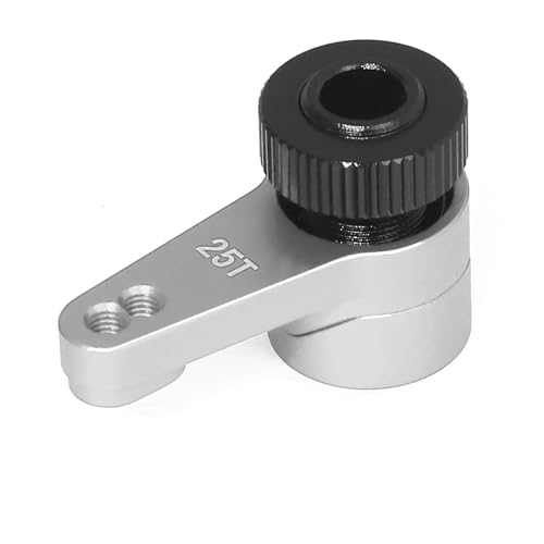 Metallfederentlastung 25T Servoarm for Axial 1/10 RBX10 for Cap-ra for Univ-ersal for Rohrgestellfahrzeuge(Silver) von eejinwen