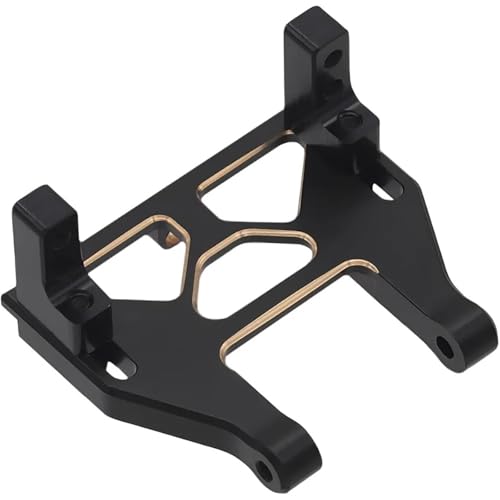 Servohalterung, 15 g, Schwarze Beschichtung, verstellbare Lay-Down-Servohalterung aus Messing for 1/18 RC Crawler, for Re-dcat, for Asc-ent 18, Upgrade-Teile von eejinwen