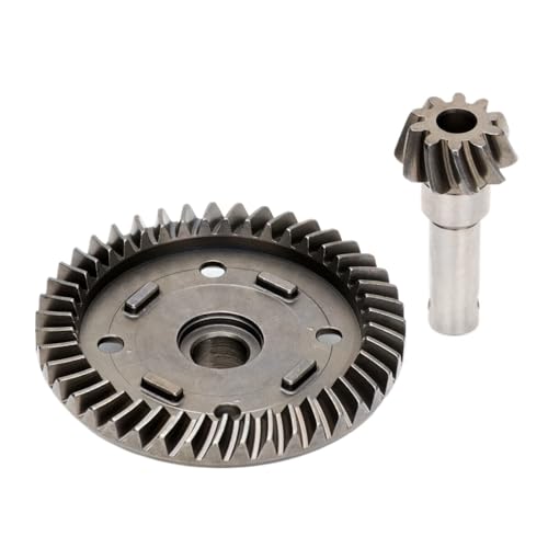 Stahl 9579 Helical Differential Ring Ritzel 43T/10T for RC for Tra-xxas 1/8 for SLE-dge for Tra-xxas #95096-4(Rear) von eejinwen
