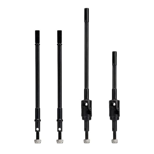 Stahl AR90 Universal antriebswelle Vorne und Hinten AXI252005 AXI252006 for 1/6 RC Auto for Rock for AX-IAL SCX6 AXI05000T1 AXI05000T2(4PCS Front-Rear) von eejinwen