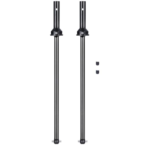 Stahl Antriebswelle Vorne Hinten Center Universal CVD Hund Knochen Diff Tasse for 1/8 for A-RRMA for KRA-TON V4 V5 Buggy RC Auto Teile(Front CVD) von eejinwen