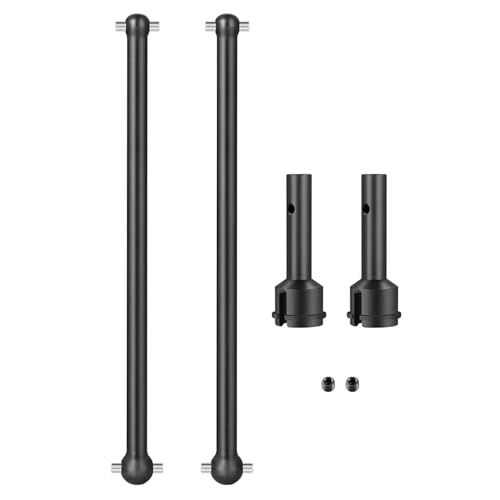 Stahl Antriebswelle Vorne Hinten Center Universal CVD Hund Knochen Diff Tasse for 1/8 for A-RRMA for KRA-TON V4 V5 Buggy RC Auto Teile(Rear CVD) von eejinwen