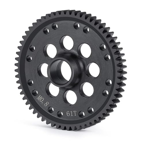 Stahl M0.8 32P 61T Stirnradgetriebe Hauptzahnrad for 1/10 for GOR-GON Truck 2WD RC Autoteile von eejinwen