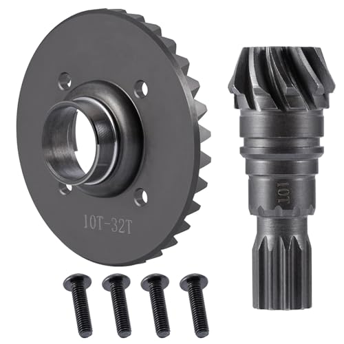 Stahl Vorne Hinten Diff Getriebe Stick Kegelräder 10T-32T for 1/5 for T-RAXXAS for X-MAXX Teile(Front Diff Gear) von eejinwen