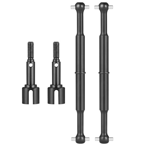 Stahl Vorne und Hinten CVD Antriebswelle Dogbones und Stick Tasse for Tam-iya for Heißer-Schuss 58391 4WD 1/10 Buggy LKW Teile(Front) von eejinwen