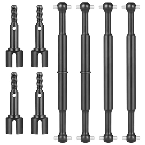 Stahl Vorne und Hinten CVD Antriebswelle Dogbones und Stick Tasse for Tam-iya for Heißer-Schuss 58391 4WD 1/10 Buggy LKW Teile(Front and Rear) von eejinwen