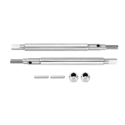 Verlängerte Vorder- und Hinterachswellen aus Edelstahl mit 2 mm Gewinde for 1/18 RC Crawler TRX4M Upgrade-Teile (4M-09)(Rear) von eejinwen