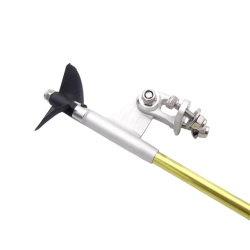 eejinwen 1 Satz 3,17 mm 1/8 Zoll Flexible Kabelwelle + Wellenhülse + Halterung + 32 mm Propellersatz for RC-Boote, Marineyachten von eejinwen